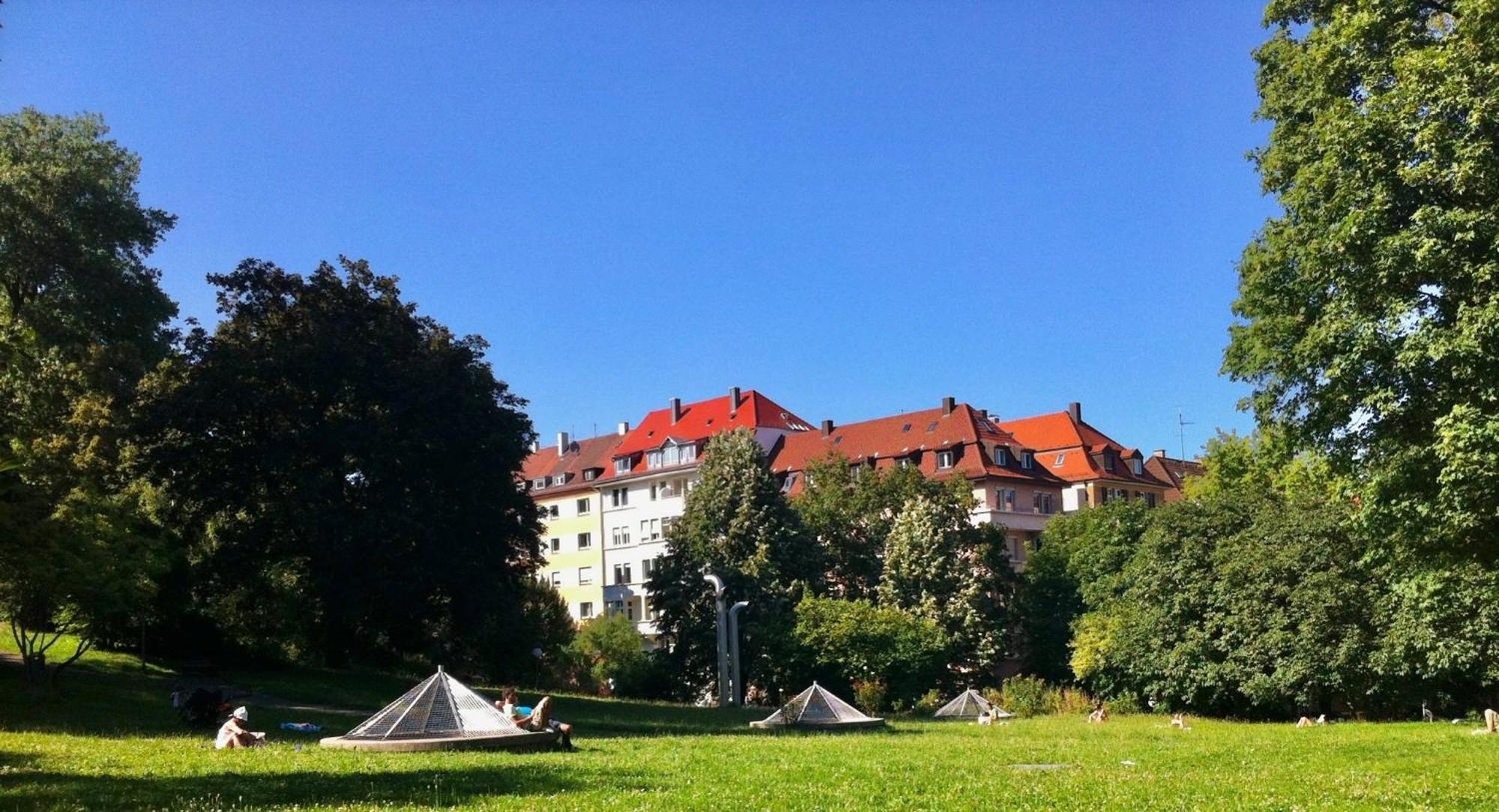 Zimmer Mit Parkblick Stuttgart Buitenkant foto